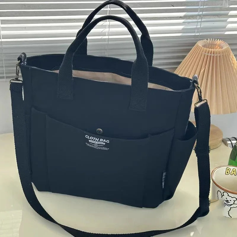 Bolsa Tote Canvas Estudante Universitária