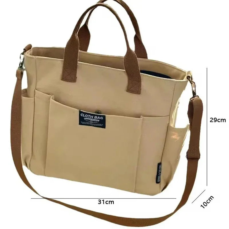 Bolsa Tote Canvas Estudante Universitária