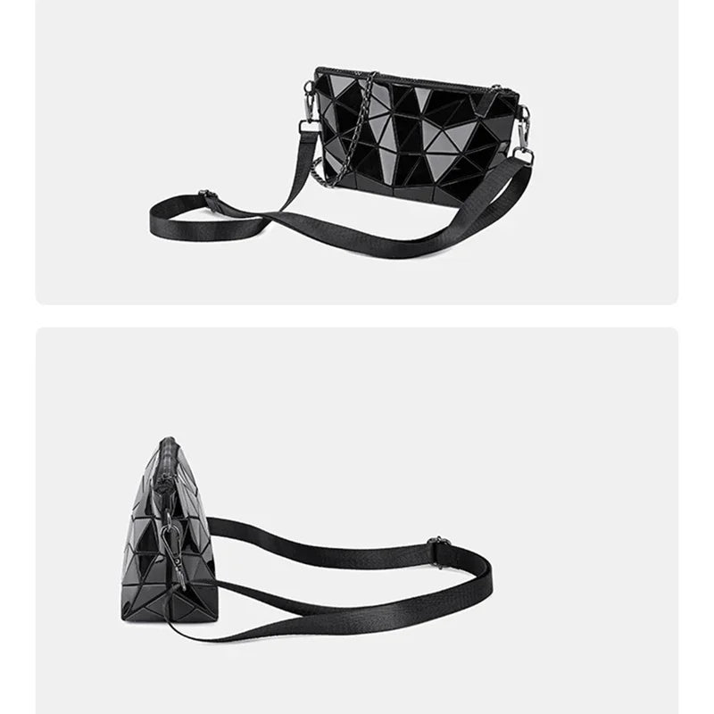 Bolsa Corrente Luminosa Geométrica