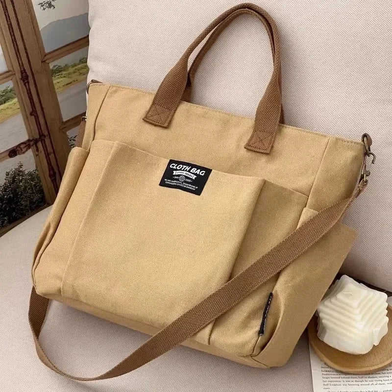 Bolsa Tote Canvas Estudante Universitária