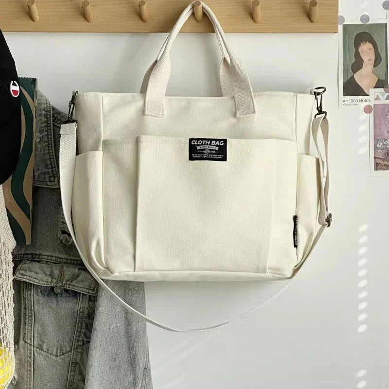 Bolsa Tote Canvas Estudante Universitária