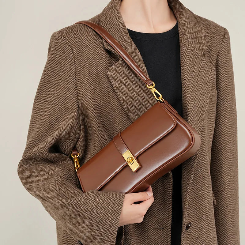 Mini Bolsa de Couro Legítimo Jonlily