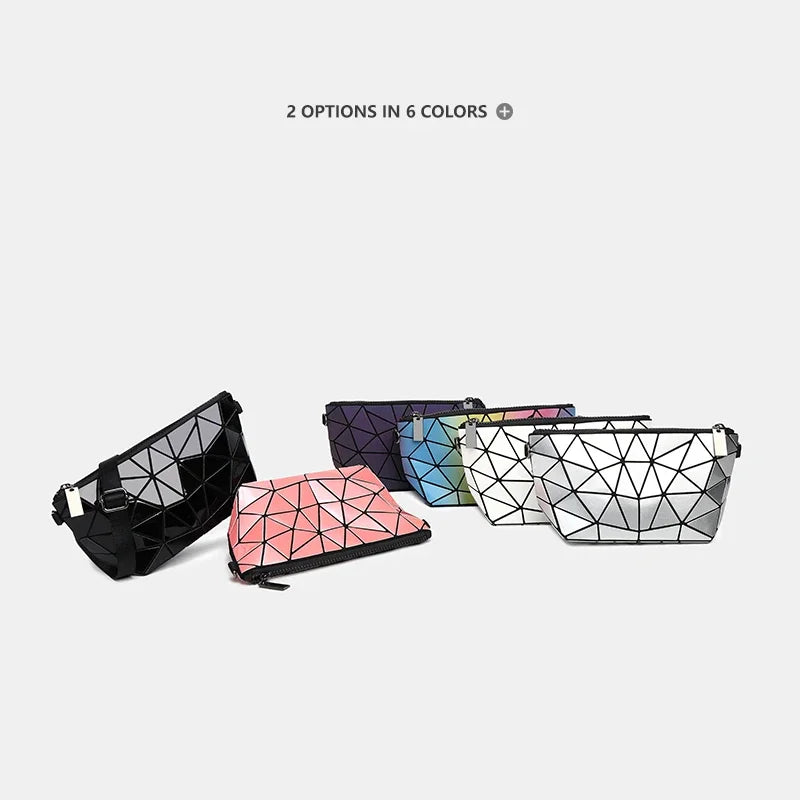 Bolsa Corrente Luminosa Geométrica