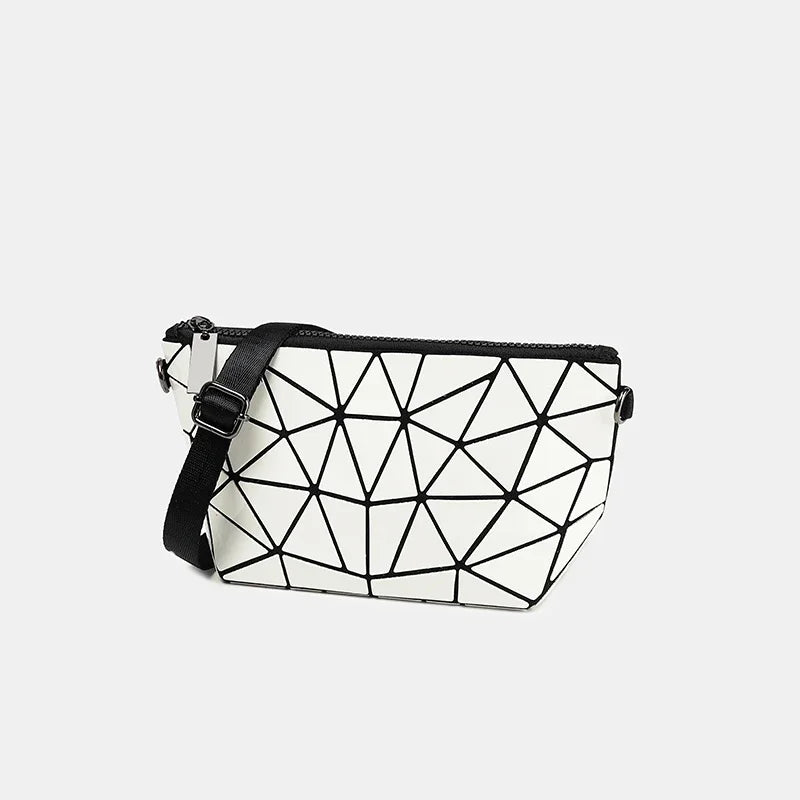 Bolsa Corrente Luminosa Geométrica