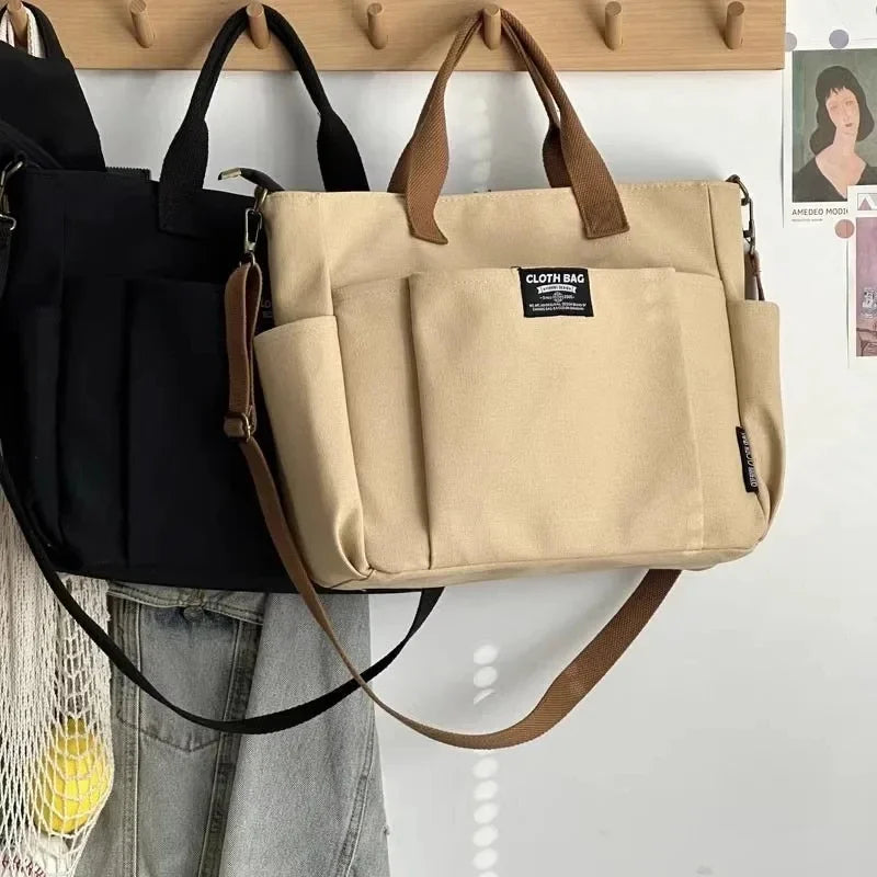 Bolsa Tote Canvas Estudante Universitária