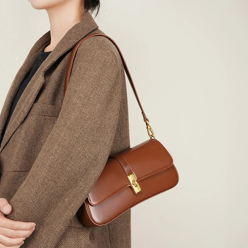 Mini Bolsa de Couro Legítimo Jonlily