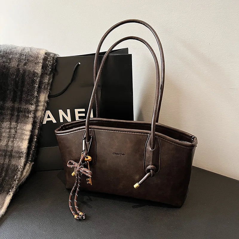 Bolsa Transversal Feminina em Couro Sintético