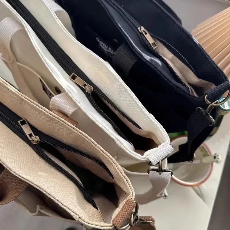 Bolsa Tote Canvas Estudante Universitária