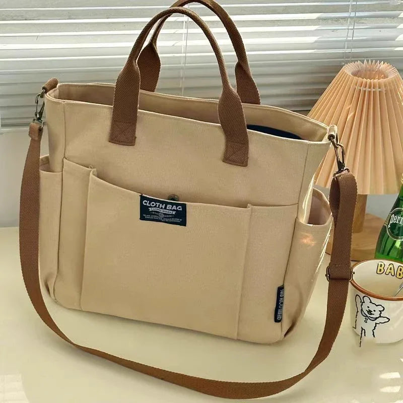 Bolsa Tote Canvas Estudante Universitária
