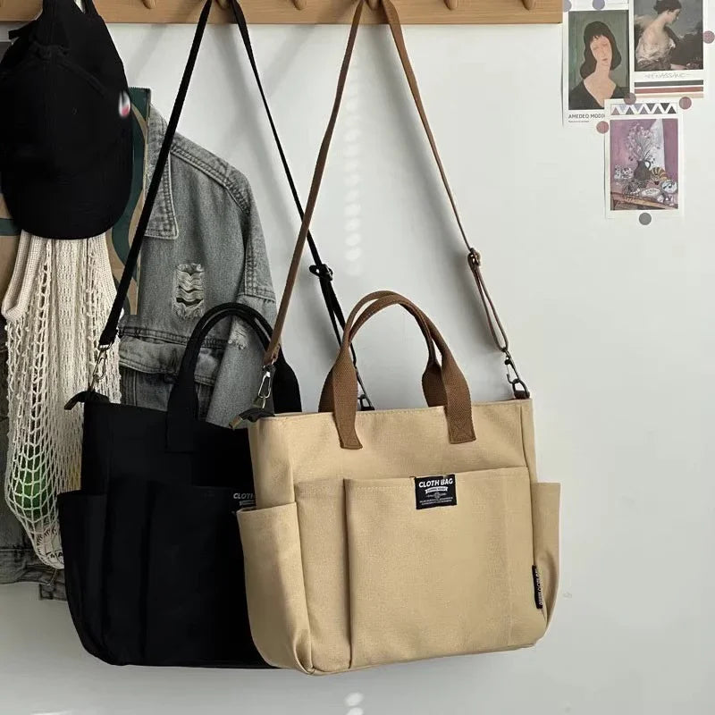 Bolsa Tote Canvas Estudante Universitária