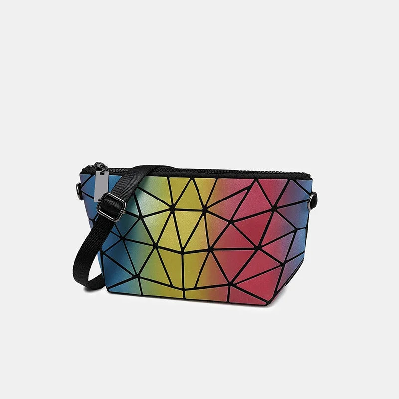 Bolsa Corrente Luminosa Geométrica